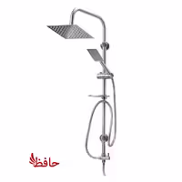 علم دوش دوکاره کلیک مدل 20*20 کروم مات