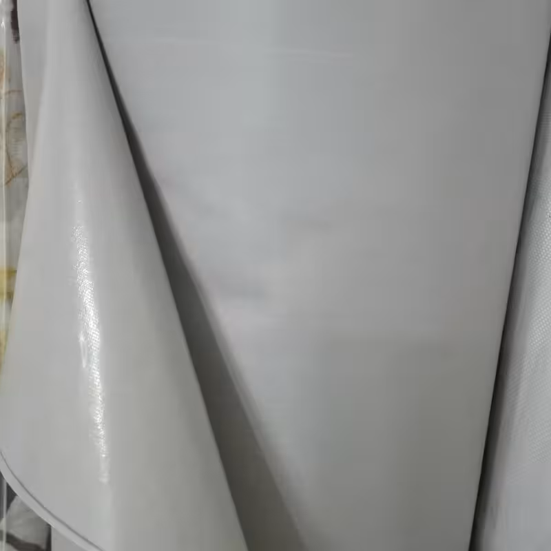 پارچه برزنت دو رو سبک ضد آب رنگ طوسی 10*8