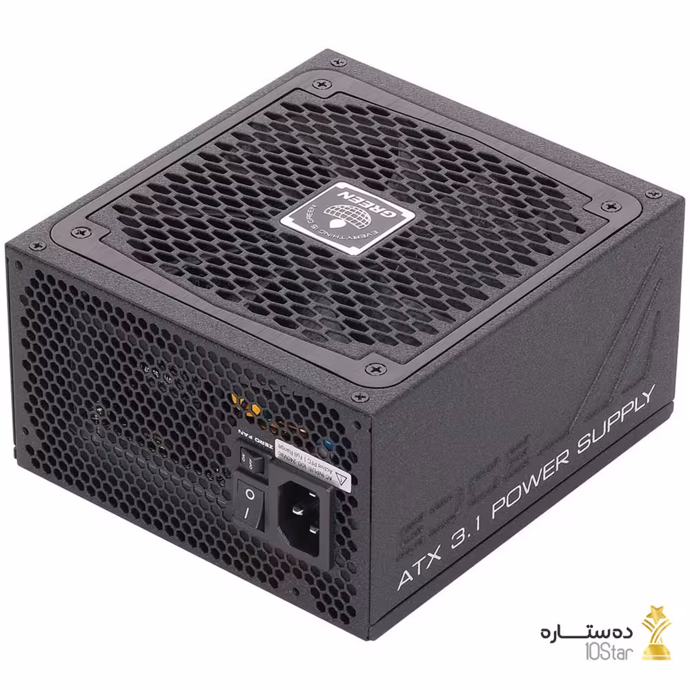 پاور کامپیوتر گرین مدل GP1000B-EDGE توان 1000 وات 80Plus Platinum