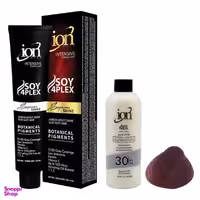رنگ مو آیون (Ion) شماره 8PV حجم 120 میلی‌لیتر رنگ بنفش پاستیلی + اکسیدان آیون (Ion) مدل 30vol نه درصدی حجم 180 میلی‌لیتر
