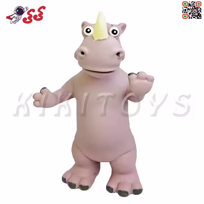اسباب بازی حیوانات فیگور گوشتی کرگدن فانتزی