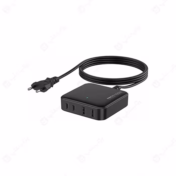 شارژر رومیزی فست شارژ 100W GaN رسی مدل RC39E
