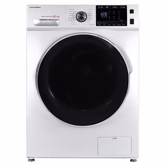 ماشین لباسشویی پاکشوما 7 کیلویی سفید مدل BWF-40704WT