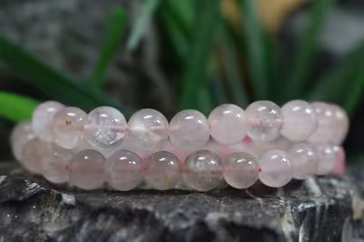 رشته کوارتز صورتی سایز8