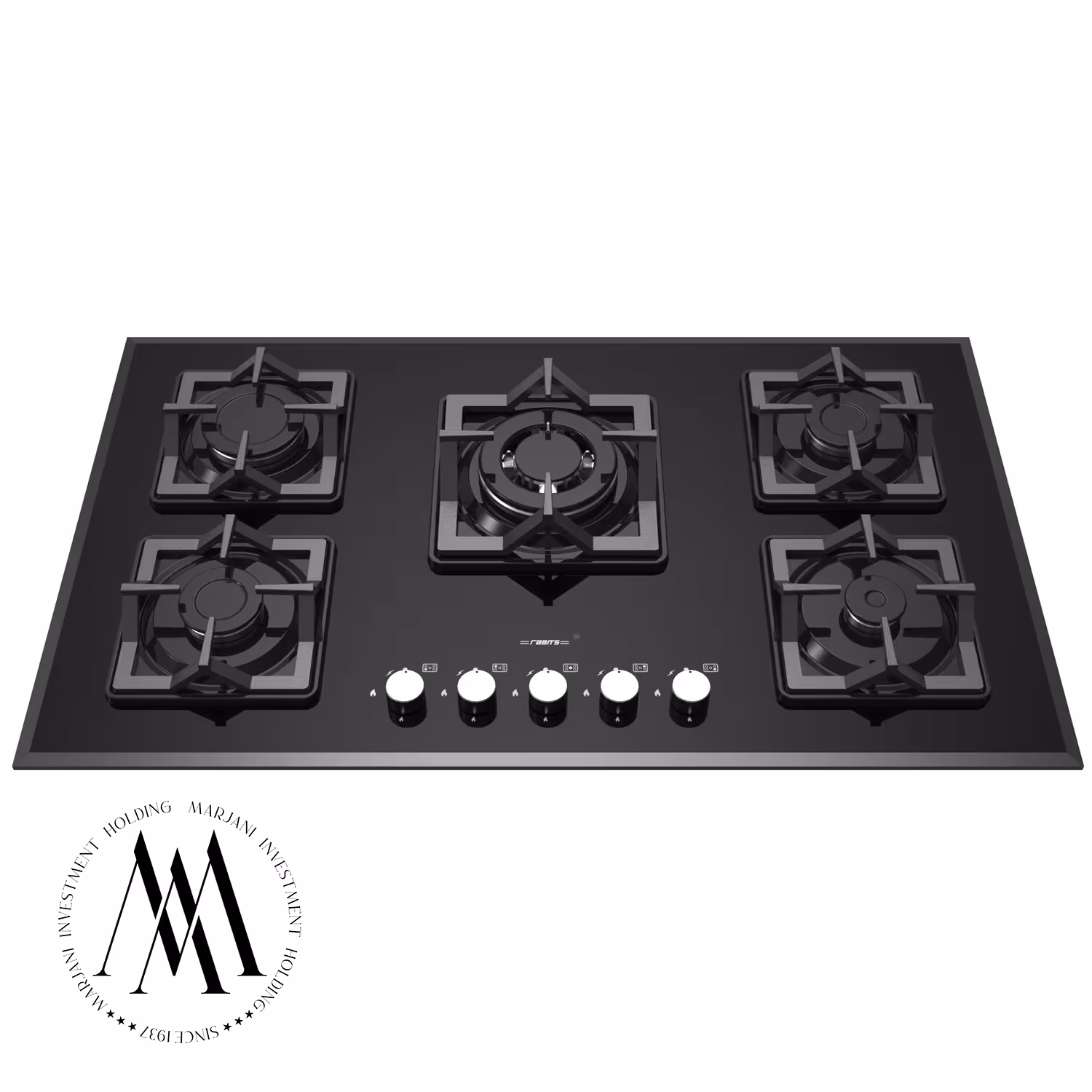 اجاق گاز رابیتس مدل RG-563 (شیشه ای مشکی)