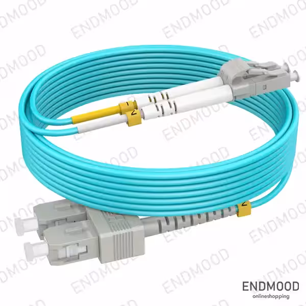 پچ کورد فیبر نوری 10 متری داپلکس Nexans OM3 SC-LC