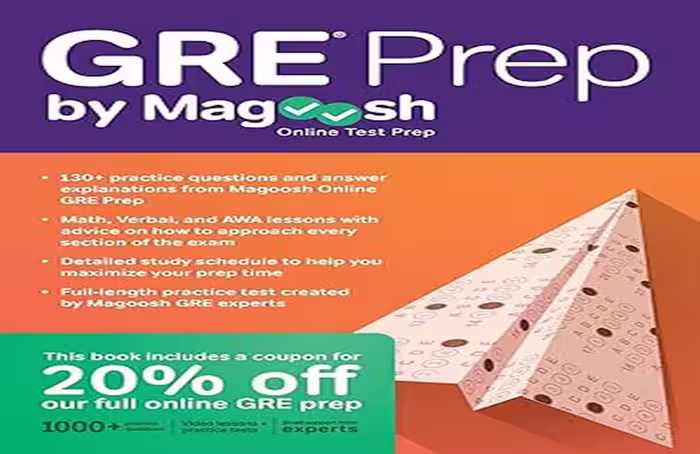 جی آر ای پرپ بای مگوش | کتاب انگلیسی GRE Prep by Magoosh