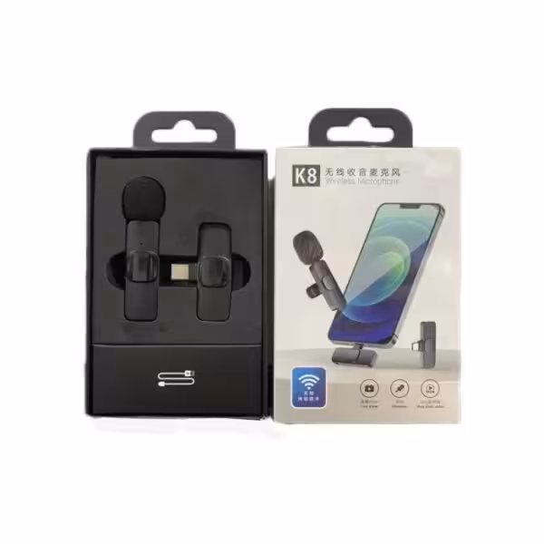 میکروفون یقه ای بی سیم مدل K8 رابط Type-C