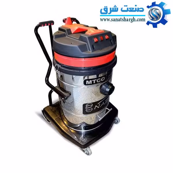 جاروبرقی صنعتی سه موتور آب و خاک 60لیتری