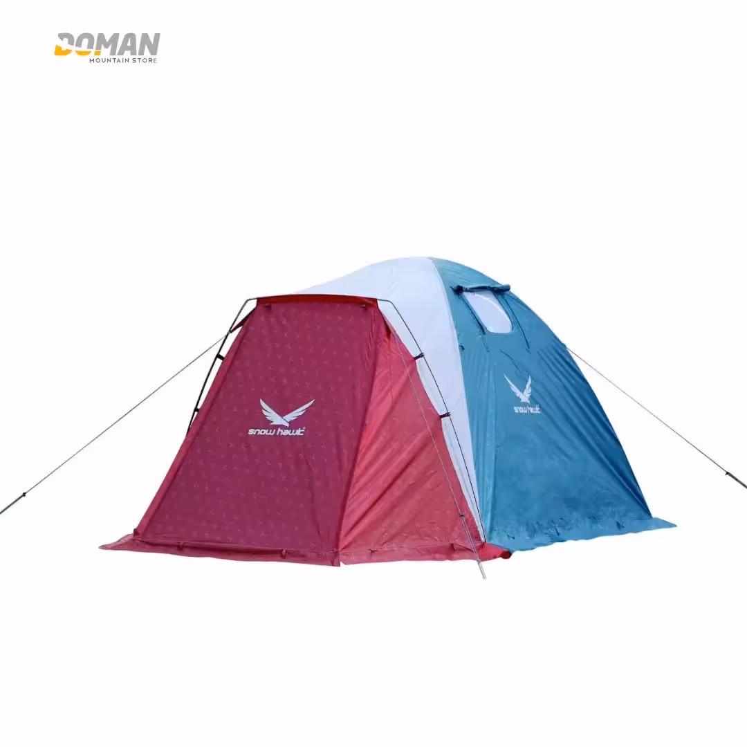 چادر کوهنوردی و طبیعت گردی اسنو هاک مدل گرین نیچر پلاس گتر دار سه نفره سه فصل