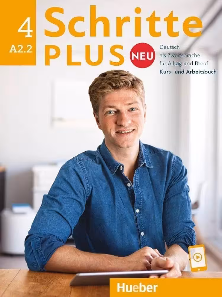 شریته پلاس 4 | کتاب آلمانی Schritte plus Neu 4 (A2.2)