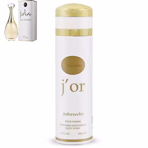 اسپری بدن رایحه عطر ادکلن دیور جادور (ژادور) زنانه | Dior J’adore حجم 200 میل