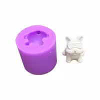 قالب سیلیکونی سگ عینکی ارتفاع 5 سانت