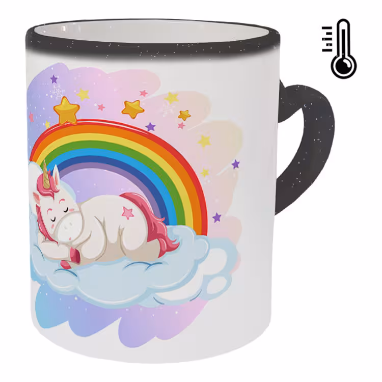 خرید ماگ-لیوان حرارتی  دسته ساده   یونیکورن کد 88