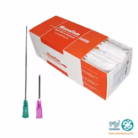 سرسوزن کانولا گیج 21 طول 70 مانافام با سرسوزن کنار گیج 18