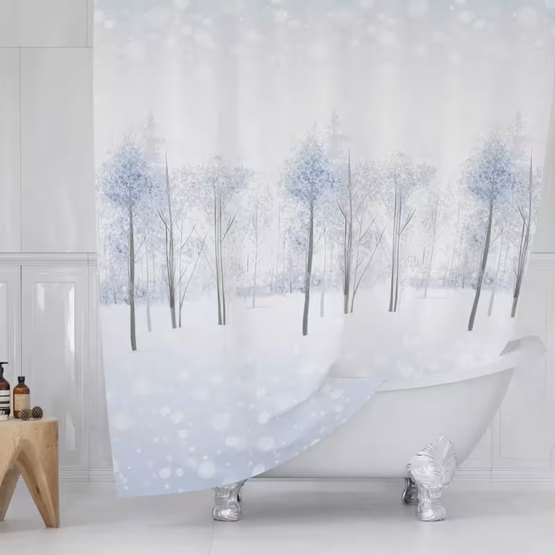 پرده حمام دلفین کد TOR-8759 سایز 200×180 سانتی متر
