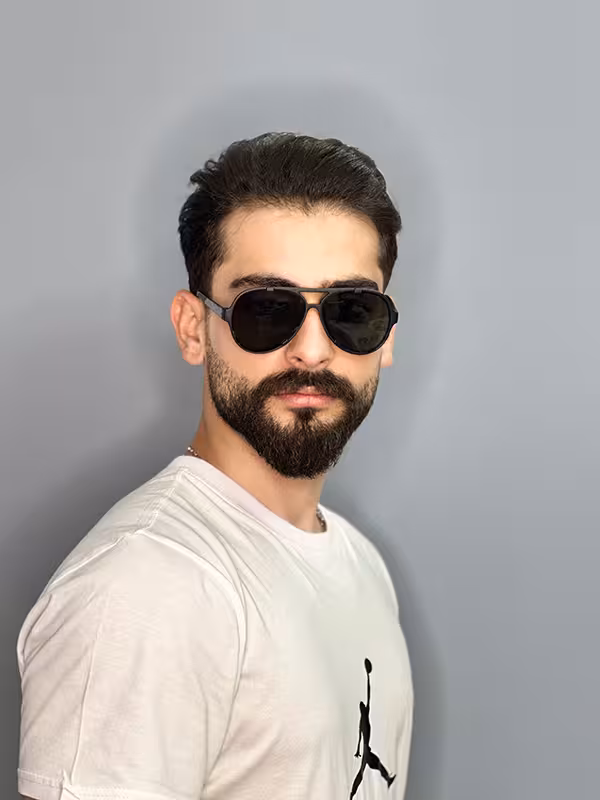 عینک آفتابی مردانه اورجینال مشکی برند ray ban