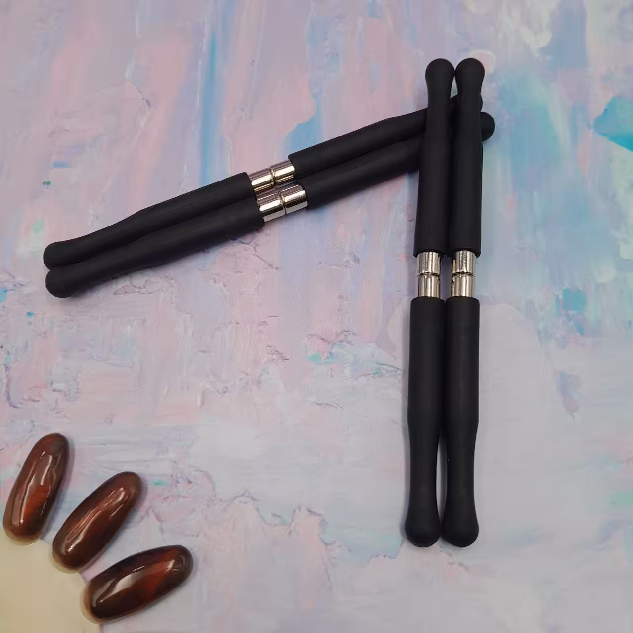 مگنت مشکی لوله ای ناخن