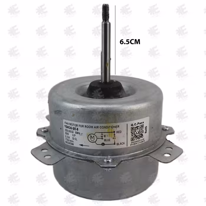 موتور فن بیرونی چپ تک دور YDK36-6E.8