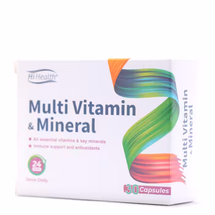 کپسول مولتی ویتامین مینرال های هلث 30 عددی