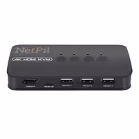 سوییچ  چهار پورت HDMI KVM  نت پیل مدل HK401