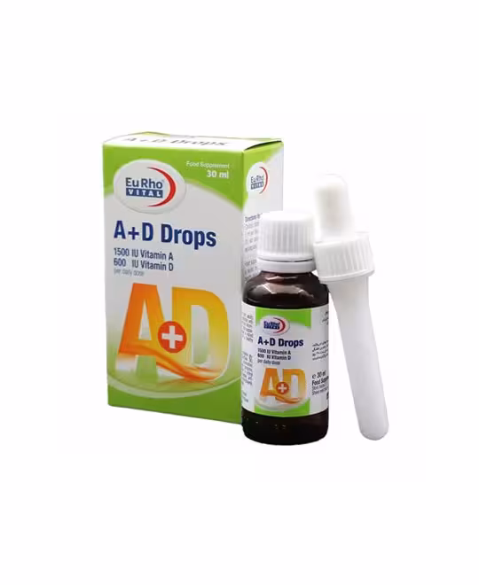 قطره ویتامین آ د یوروویتال 30 میلی لیتر