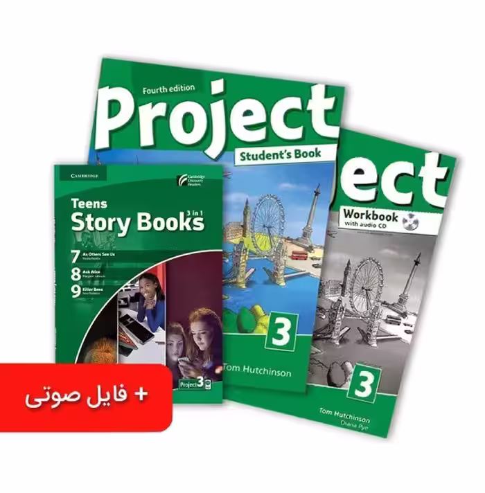 پک کتاب Project 3   کتاب داستان انگلیسی Teens  Story Books – Project 3پروجکت3