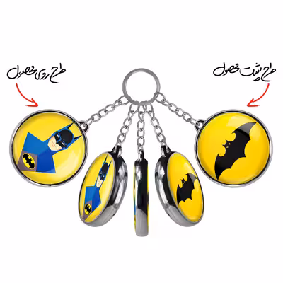 جاکلیدی خندالو طرح بتمن مدل دوطرفه کد 1026610265