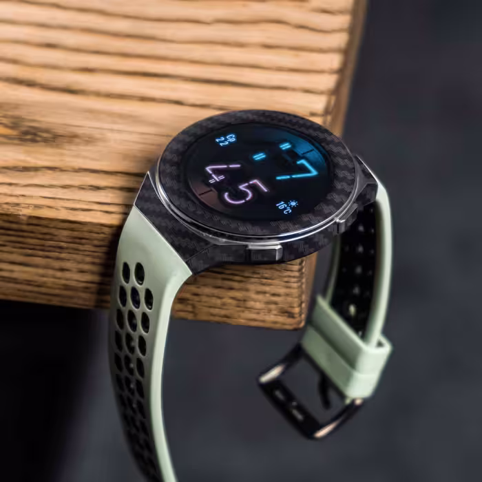 برچسب ماهوت طرح Carbon Fiber مناسب برای ساعت هوشمند هوآوی Watch GT 2e