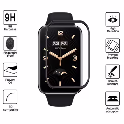 محافظ صفحه نمایش راینو مدل R-PMMA مناسب برای مچ بند هوشمند شیائومی Mi Band 7 Pro بسته 2 عددی