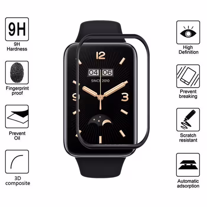 محافظ صفحه نمایش راینو مدل R-PMMA مناسب برای مچ بند هوشمند شیائومی Mi Band 7 Pro بسته 2 عددی