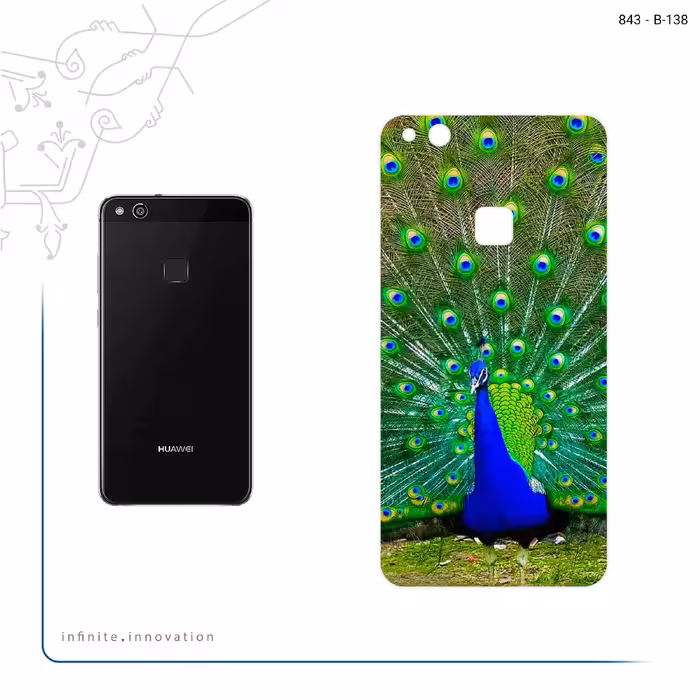 برچسب پوششی ماهوت مدل Peacock مناسب برای گوشی موبایل هوآوی P10 Lite