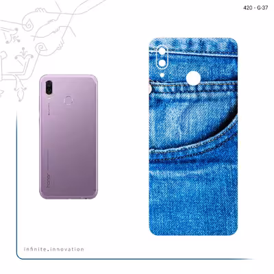 برچسب پوششی ماهوت مدل Fabric Texture 7 مناسب برای گوشی موبایل آنر Play