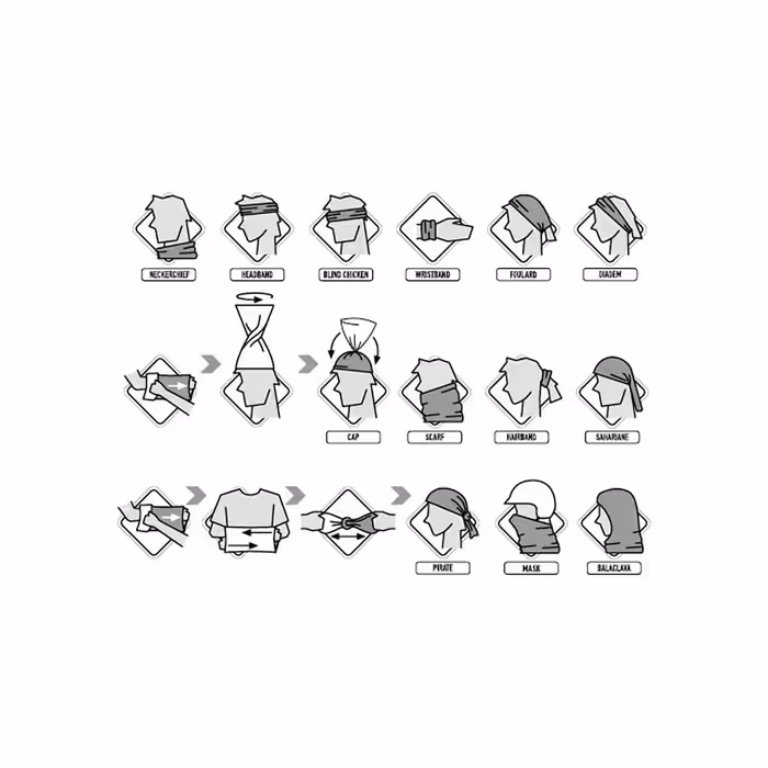 دستمال سر و گردن باف مدل Shading F2023