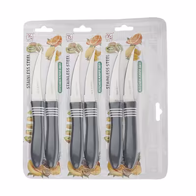 کارد میوه خوری مدل جین جی لی کد 454 مجموعه 6 عددی