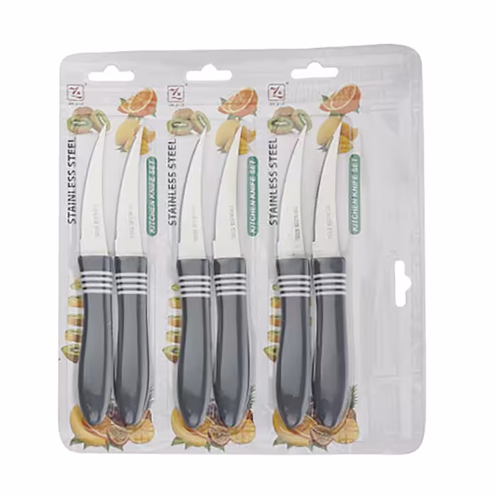 کارد میوه خوری مدل جین جی لی کد 454 مجموعه 6 عددی