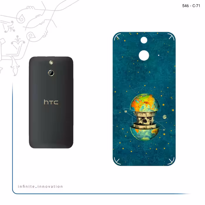 برچسب پوششی ماهوت مدل Collage of Earth Face مناسب برای گوشی موبایل اچ تی سی One E8