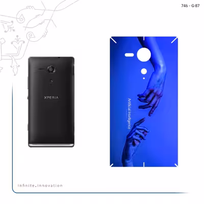 برچسب پوششی ماهوت مدل Artificial intelligence 1 مناسب برای گوشی موبایل سونی Xperia SP