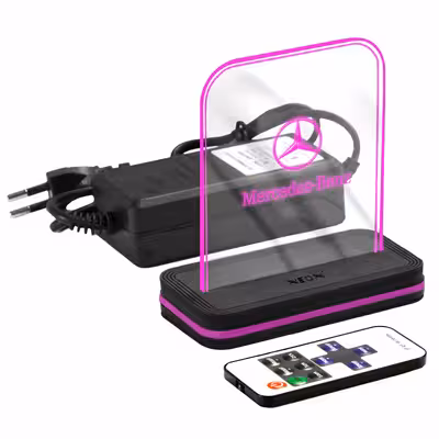 چراغ رومیزی نئون مدل MBNZ_PINK_AC