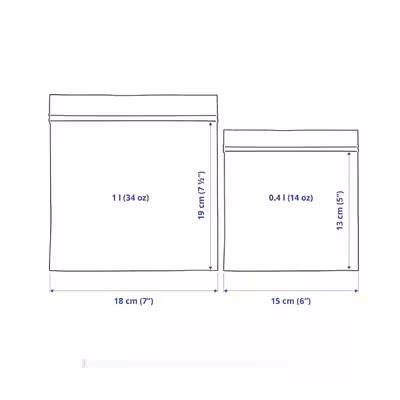 کیسه زیپ دار ایکیا مدل 256 بسته 60 عددی