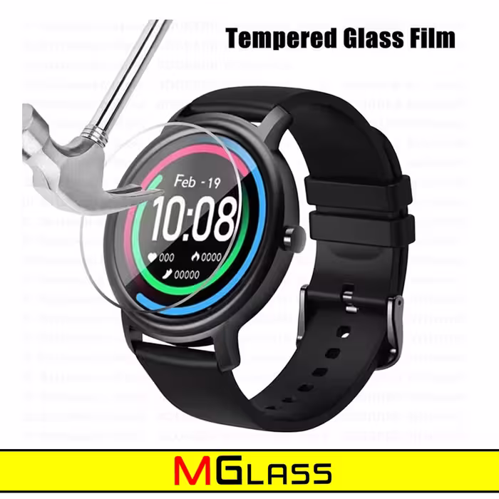 محافظ صفحه نمایش شیشه‌ای ام گلس مدل SH-MG مناسب برای ساعت هوشمند سامسونگ GALAXY  Watch 4 Classic 46mm بسته دو عددی