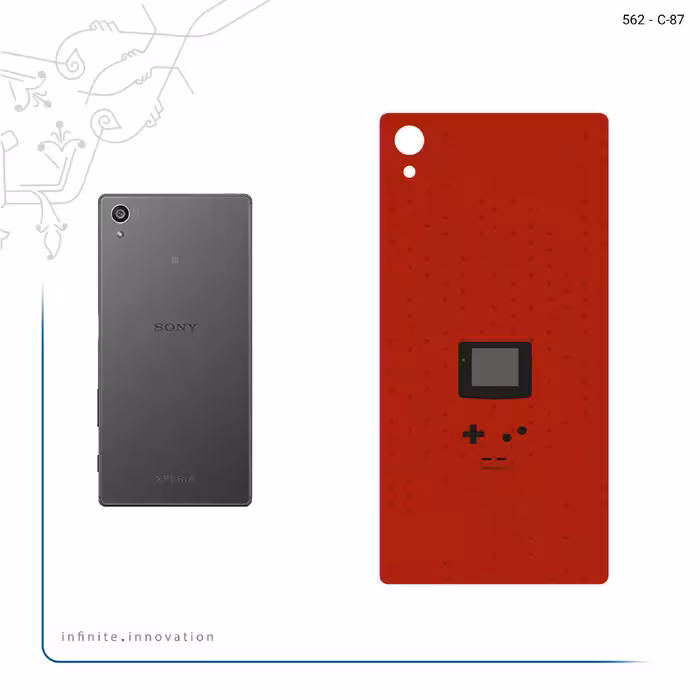 برچسب پوششی ماهوت مدل Minimal GameBoy Icon مناسب برای گوشی موبایل سونی Xperia Z5