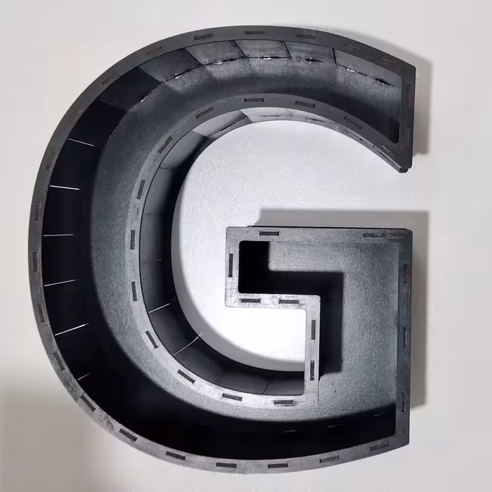 جعبه هدیه مدل حروف انگلیسیG کد b7