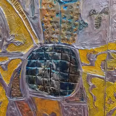 تابلو برجسته طرح باستانی کد n003