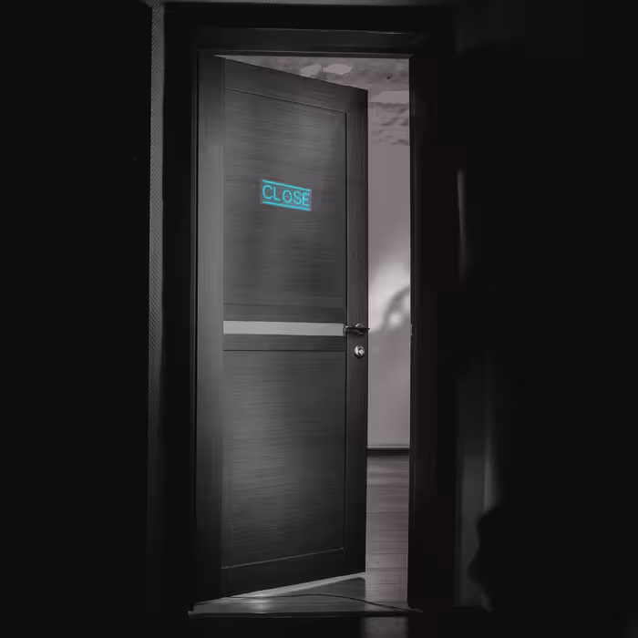 چراغ دیواری نئون دیزاین طرح Close_TBL