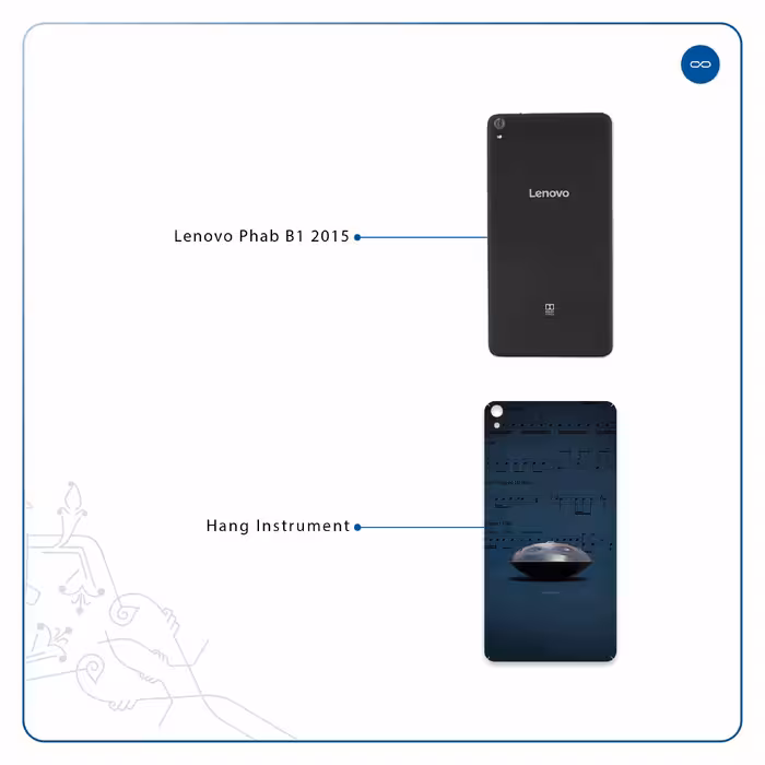 برچسب پوششی ماهوت مدل Hang Instrument مناسب برای تبلت لنوو Phab B1 2015