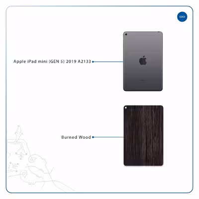 برچسب پوششی ماهوت مدل Burned Wood مناسب برای تبلت اپل iPad mini (GEN 5) 2019 A2133