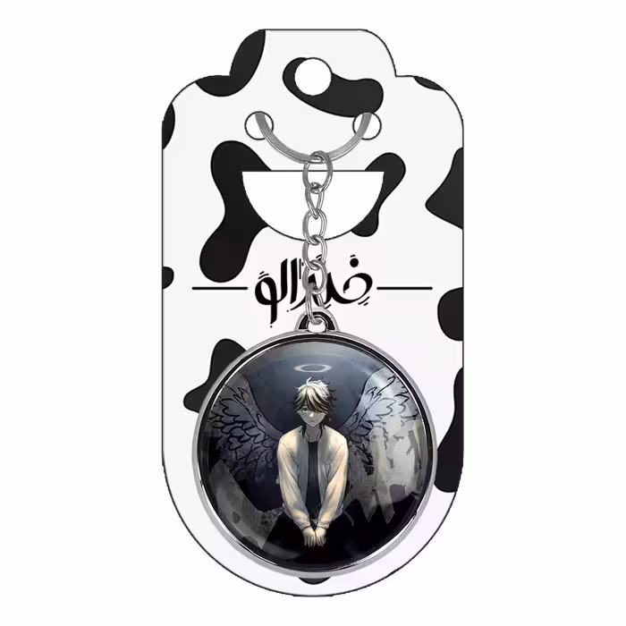 جاکلیدی خندالو طرح کازوتورا هانمیا و مایکی انیمه توکیو ریونجرز مدل دوطرفه کد 1113711130