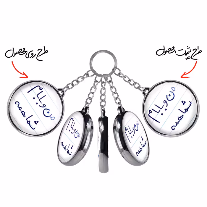 جاکلیدی خندالو طرح من و بابام شما همه مدل دوطرفه کد 57915791