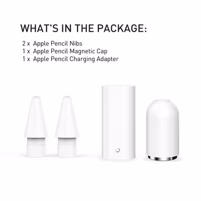 سری یدک و محافظ قلم لمسی آها استایل مدل PT146 مجموعه 3 عددی به همراه مبدل شارژر